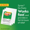 Zyrtec 24 Hour Allergy Relief Tablets, Indoor & Outdoor Allergy Medicine, 5 mg Cetirizine HCl per Antihistamine Tablet, Relief from Runny Nose & More, Individual Travel Pouches, 1 x 15 ct