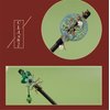 2PCS Chinese Traditional Flower Hair Sticks Vintage Wooden Hairpin Handmade Hair Chopsticks Hair Styling Chignon Pins for Women Girls FZ016-2P-01