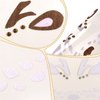 Cute Deer Face Stickers Christmas Reindeer Face Stickers Xmas Glitter Temporary Tattoos Animal Face Jewel Sticker Self-adhesive Face Art Stickers for Adult Sparkling Eye Face Tattoo Stickers for Xmas