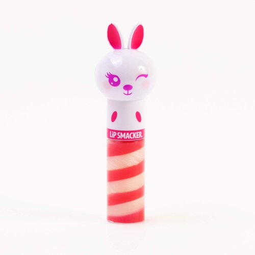Lip Smacker Lippy Pals Swirls Bunny, Flavored Moisturizing & Smoothing Soft Shine Lip Balm, Hydrating & Protecting Fun Tasty Glossy Finish, Cruelty-Free & Vegan - Hopping Caramel Corn