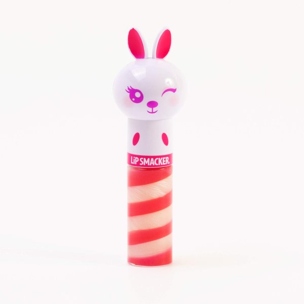 Lip Smacker Lippy Pals Swirls Bunny, Flavored Moisturizing & Smoothing Soft Shine Lip Balm, Hydrating & Protecting Fun Tasty Glossy Finish, Cruelty-Free & Vegan - Hopping Caramel Corn