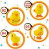 Liberty Imports 12 Pack Wind-Up Chicks - Fluffy Jumping Chicken Ducklings Bulk Wind Up Novelty Easter Party Favors Kids Toys