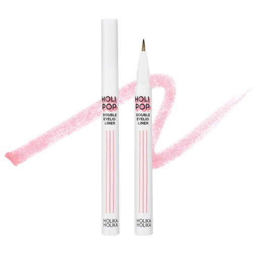 Korean Cosmetics Eyeliner Holika Double Liner Holika Double Eyeliner Tear Bag Eye Shadow HOLIPOP (03 Rose Tinting)