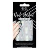 Ardell Nail Addict Premium Artificial Nail Set, Holographic Glitter, 24-Pc, Medium, Almond-Shape, DIY Press-On Nails, Quick and Easy to Apply, with Glue, Cuticle Stick and Nail Filev