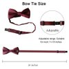 HABITER Kids Suspenders Adjustable Suspenders Set With Bow Ties for Boys and Girls
