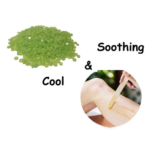 Huini Herbicos Body Hair Remover Hard Wax Beans Aloe Vera All Skin - 17.64 oz