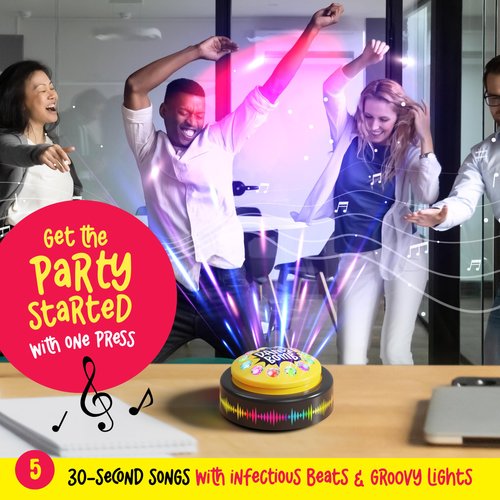 Dance Bomb Party Button - 30 Second - Funny Gifts - Teacher Classroom Must Haves - Cute Office Desk Accessories - Middle High School Classroom Games Supplies - Cool Gadgets Gifts for Coworker, Work