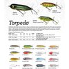 Heddon Torpedo Prop-Bait Topwater Fishing Lure with Spinner Action, Clear, Baby Torpedo (3/8 oz)