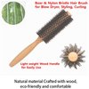 ECOTREES Boar Bristle & Nylon Pin Round Hair Brush for Blow Dry, Styling, Curling, Volumizing | No more tangle