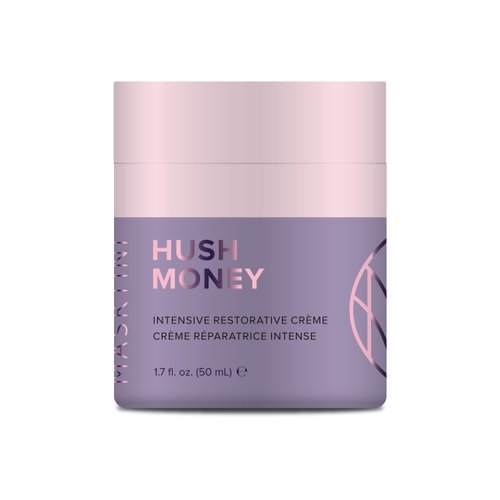 Masktini Hush Money Intensive Restorative Cream, 1.7 oz - Anti Aging Face Cream - Peptide Moisturizer - Brightening and Firming - for Dry Skin