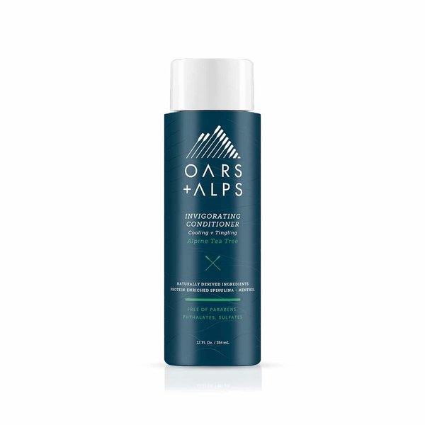 Oars + Alps Men's Sulfate Free Hair Conditioner, Infused with Witch Hazel and Tea Tree Oil, Alpine Tea Tree, 12 Fl Oz