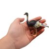 DOYIFUN 3 Pcs Realistic Ostrich Family Figurines Cake Topper, Plastic Wildlife Ostrich Animal Toy Figures Collection Playset Birthdat Gift Educational Learning Props(Ostrich)