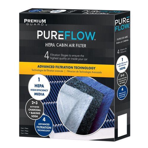 PureFlow HEPA Cabin Air Filter PC99273HX | Fits 2022-19 Kia Niro EV, 2019-17 Hyundai Ioniq