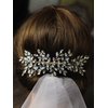 JWICOS Wedding Hair Comb Crystal Beads Bridal Hair Side Comb Hair Accessories for Brides and Bridesmaids
