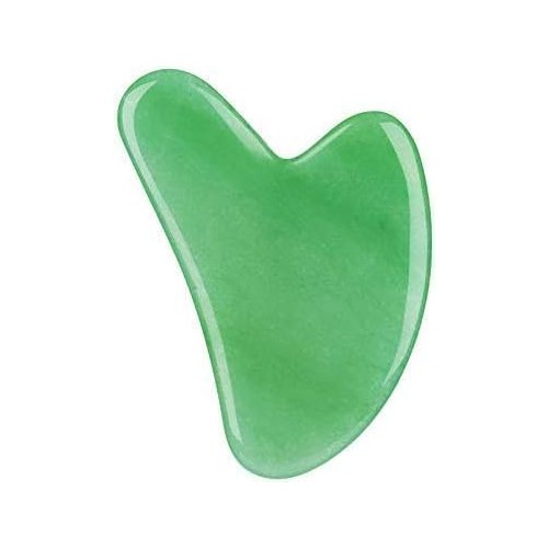 ARTOLF Gua Sha Facial Tool for Self Care, Massage Tool for Face and Body Treatment, Relieve Tensions and Reduce Redness, Skin Care Tools for Men Women, Green
