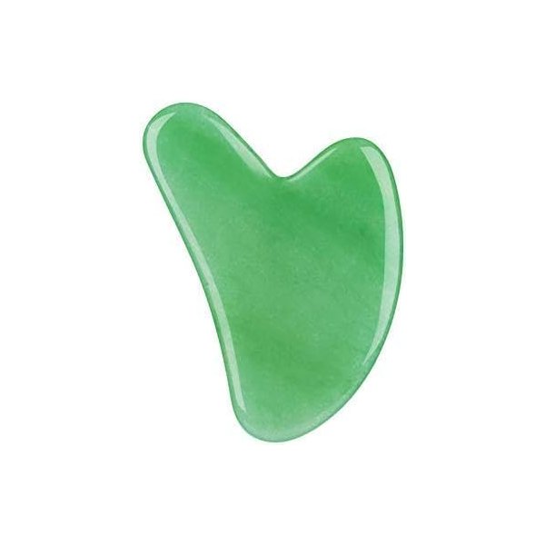 ARTOLF Gua Sha Facial Tool for Self Care, Massage Tool for Face and Body Treatment, Relieve Tensions and Reduce Redness, Skin Care Tools for Men Women, Green