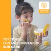 ATOPALM Tok Facial Sun Pact 15g SPF43 PA+++| Zinc Sunscreen for Sensitive Skin | Dry Moisturizing Protection Korean Mineral Cream