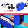 30 Rolls 15000pcs White Price Gun Labels for Mx-5500 Labeller White Pricemarker Stickers Plus 3 Piece Refill Ink Rolls