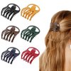 Flat Hair Clips for Women Flat Claw Clips for Thick Hair Flat Clips for Hair Hair Claw Clips for Women Lay Flat Claw Clip French Claw Clip French Hair Clips Hair Claw Clips for Thin Hair