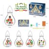 Christmas Ornaments Building Blocks, Compatible with Lego Christmas Tree Decorations Bulbs, Reindeer, Nutcrackers, Gingerbread House, Snowman, Santa 5 Pack Xmas Gifts for Kids Stocking Stuffers