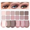 AMY'S DIARY 12-Color Light Pink Purple Eyeshadow Palette for Versatile Day-to-Night Looks – Blendable, Long-Lasting, and Highly Pigmented. Elevate Your Eye Makeup– Unleash Your Unique Style (08#)