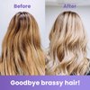MOEHAIR Color Infuse Blonde – 12 Fl. Oz | Purple Toner for Blonde Hair | Neutralizes Brassiness and Unwanted Yellow Tones | Salon-Grade Hair Toner for Brassy Hair | Brass Off | Sulfate & Paraben-Free