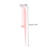 FOYTOKI Folding Comb Set - Travel Pocket Parting Comb for Braiding, Detangling Hair, Rat Tail Edge Brush, and Small Plastic Foldable Comb