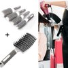 Round Brush Set for Blow Drying, with Boar Bristle Vented Curved Detangling Hair Brush, Thermal Ceramic & Ionic Tech Reduce Frizz Hair, Makes Hair More Smooth and Shiny for Curling & Straightening