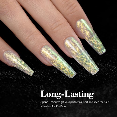 RARJSM Aurora Solid Building Gel Non Stick 3d Carving Sculpting Nail Extension Gel Galaxy Starry Cloud Clear Transparent Purple Green Glitter Shimmer Structure Hard Gel for Nail Art Design Kit 60g