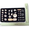 iLAND Miniature Dollhouse Accessories of Tea Set, Tableware and Mini Food for Dollhouse Furniture (Elegant)