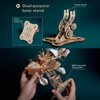 GuDoQi 3D Wooden Puzzles for Adults, DIY Fantasy Spaceship Model Kit, Educational Brain Teaser for Adults to Build, DIY Assembly Toy, Woodcraft Kit, Make Your Own Gifts for Christmas Day