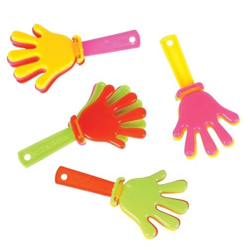 3" Mini Hand Clappers - 144 Pieces