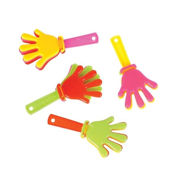 3" Mini Hand Clappers - 144 Pieces