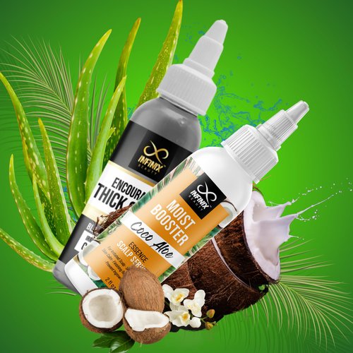 Infinix Scalp &amp; Hair Treatment Pack - Black Seed Oil &amp; Coconut, Aloevera - Promotes Hair Growth -...