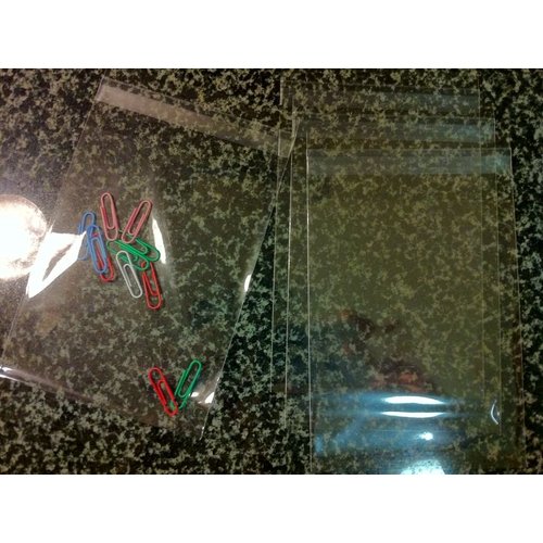 UNIQUEPACKING 100 Pcs 2x3 Clear Resealable Cello Cellophane Bags