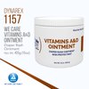 Dynarex Vitamins A & D Ointment, Ointment with Vitamin A and Vitamin D Skin Protectant, for Diaper Rash and Discomfort, White, 15 oz Jar