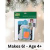 Snowman Felt Ornaments Craft Kit, Build and Decorate Your Own, Makes 6