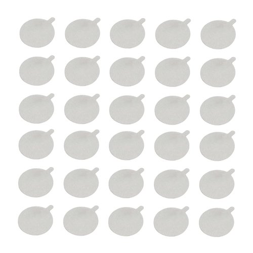 Honbay 600PCS Disposable Eyelash Glue Holder Pallet Sticker Waterproof Foil Eyelash Extension Glue Stickers Pads for Makeup (21mm)