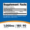 Nutricost Organic Shiitake Mushroom Capsules 1000mg, 90 Servings - CCOF Certified Made with Organic, Vegetarian, Gluten Free, 500mg Per Capsule, 180 Capsules