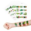 Cactus Temporary Tattoo Birthday Party Decorations Supplies Party Favors 96PCS Tattoos Stickers Cute Kids Girls Boys Gifts Classroom School Prizes Themed
