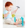 OUJILA Wooden Baby Workbench Pounding Hammer Toy for Toddlers,STEM Educational Preschool Learning Toys for Kids
