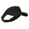 Otto Caps Youth Cotton Sun Visor - Black OSFM