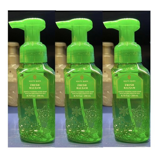 3 Gentle Foaming Hand Soap Fresh Balsam Foaming Hand Soap bath body 8.75 oz