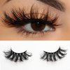False Eyelashes, Midnight Mink Style, for Women,Natural Lashes Wispy Eyelashes Short Mink Lashes Fluffy Fake Eyelash 1Pairs
