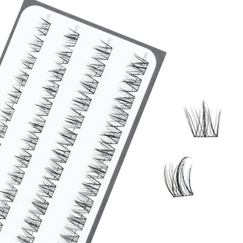 i-Laesh Lash Clusters - Z04 DIY Eyelash Extensions 40 Clusters - Mega Volume D Curl Individual Lashes Cluster Extensions for DIY at Home(Lash Clusters - Z04, D - 10-16 mm)