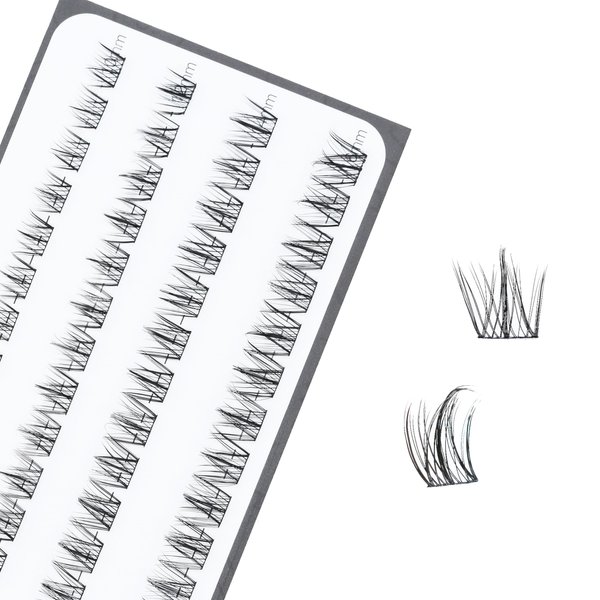 i-Laesh Lash Clusters - Z04 DIY Eyelash Extensions 40 Clusters - Mega Volume D Curl Individual Lashes Cluster Extensions for DIY at Home(Lash Clusters - Z04, D - 10-16 mm)
