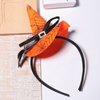 Gaduupa Halloween Headband Witch Hat Headband Mini Witch Hat Spider Web Hair Hoop Halloween Hair Accessory for Women (Style A)