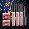 BIOKUSY 12 Colors Glitter Lip Gloss Set, Black Blue Purple Matte Diamond Shimmer Metallic Liquid Lipstick Set, 24 Hours Long Lasting Waterproof Glossy Lipstick Kit Halloween Makeup Gife for Women
