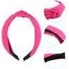 SIQUK 15 Pieces Top Knot Headband Turban Headbands with Cross Knot Wide Cloth Knotted Headbands for Womem and Girls