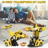 Chridark Remote Control Car Toys - Transforming RC Cars for Kids, Transform Toys Car Robot, Gift Kids Toys for 3 4 5 6 7 8 10 12 Years Old Boy